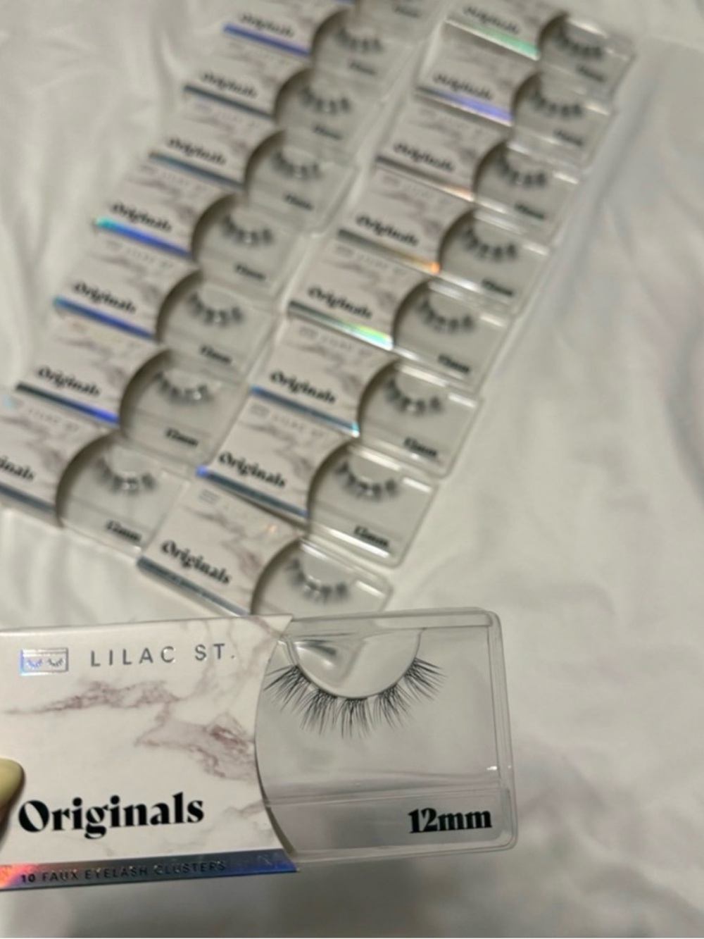 Lilac St. Originals 12mm and 10mm Faux Eyelash Clusters total of 20 sets